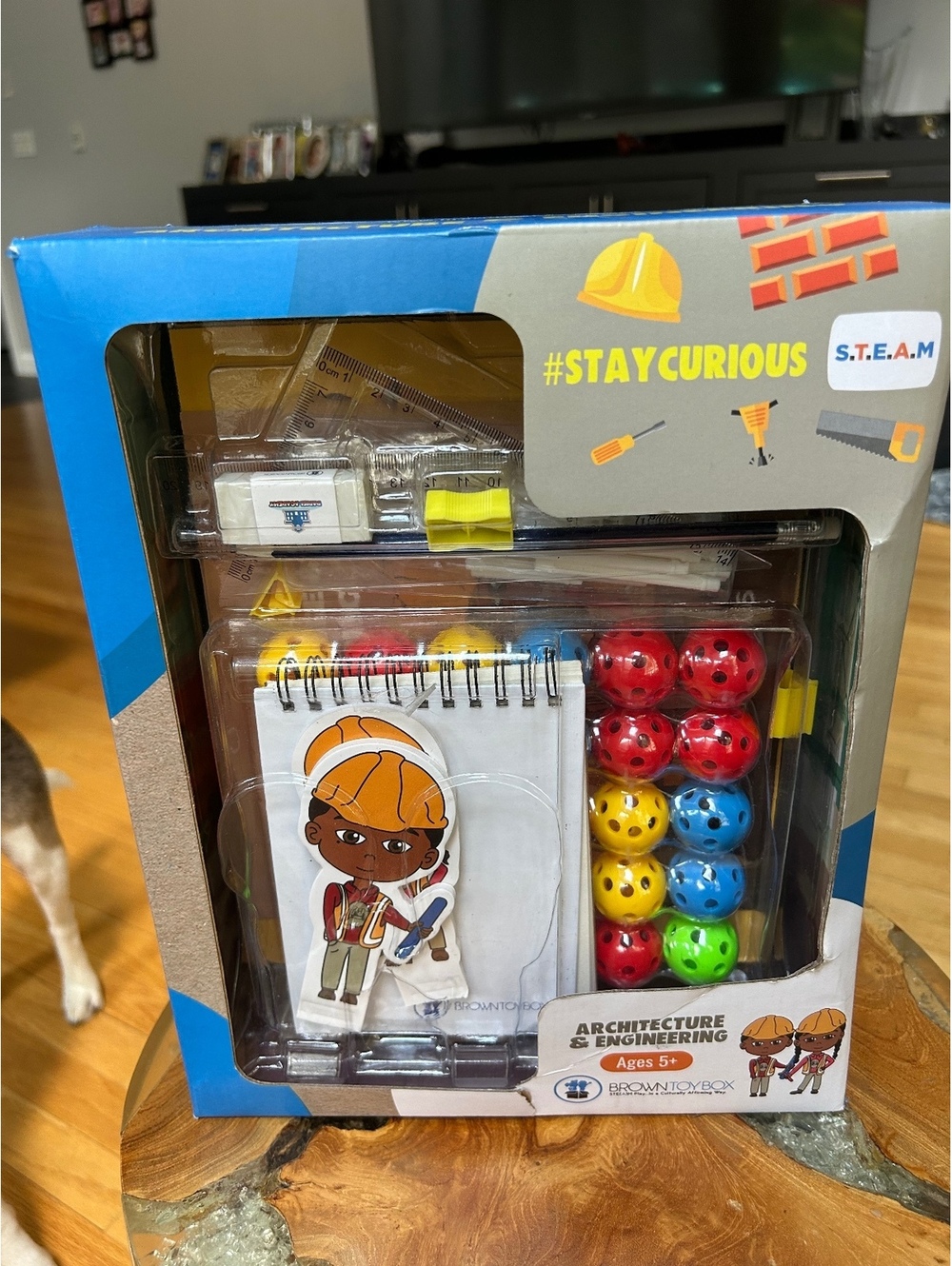 Brown Toy Box Architecture and Engineering STEAM Kit for Kids Ages 5+